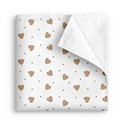 Пелюшка водонепроникна Beige Hearts Cosas