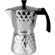 Кавоварка гейзерна 300 мл 6 чашек Magio MG-1004