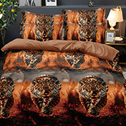 Постільна білизна Леопарди ginger 600309 полікоттон Selena