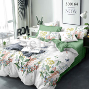 Комплект постельного белья Selena сатин Весенняя поляна 300164