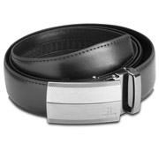 Ремінь шкіряний чоловічий M Black P8235-0 Semi Line DAS303139