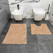 Набір килимків для ванної кімнати Ананас DarianA карамельний