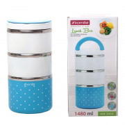 Ланчбокс для обідів Kamille 1480мл 2104 блакитний