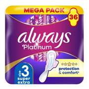 Прокладки гігієнічні 36 шт Always Platinum Super Extra Mega