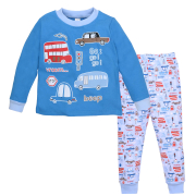 Піжама для хлопчика Татошка 0106302бус інтерлок синій