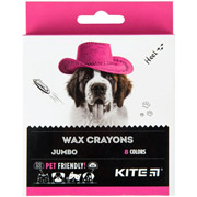 Крейда воскова 8 кольорів Jumbo Dogs Kite K22-076
