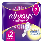 Прокладки гігієнічні 7 шт Always Platinum Super Single
