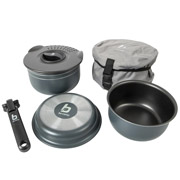 Набір посуду 5 предметів Trekking 5 Pieces Anthracite 2300351 Bo-Camp DAS302118