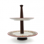 Фруктовниця двоярусне Villa Grazia Premium Зимовий букет 28х37 см PA1055