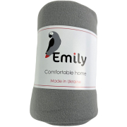 Плед флисовый Levity ТМ Emily серый
