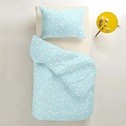 Постільна білизна в дитяче ліжечко Mint Starfall ранфорс Cosas