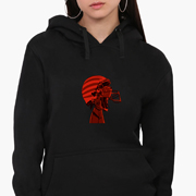 Худі жіночий гурт Gorillaz MobiPrint 8921-2016 чорний