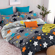 Підліткова постільна білизна Кольоровий зорепад 102234 бязь-люкс Selena