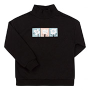 Джемпер для дівчинки ДЖ334 трикотаж Бембі Y00-чорний