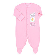 Комбінезон-чоловічок для дівчинки КБ122 інтерлок Bembi 300-рожевий