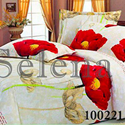 Комплект постільної білизни бязь люкс Макі Великі Selena 100221