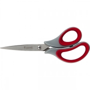 Ножницы Axent Duoton Soft 165 см серо-красные 6101-06-A