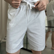 Шорти чоловічі літні DUO Cosy клітинка грейдж
