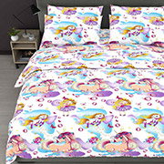 Підліткова постільна білизна Єдиноріжки 210405 ранфорс Selena