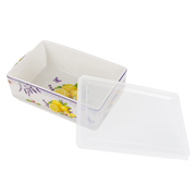 Блюдо прямокутне з силіконовою кришкою 20х12х6 см Прованс Lefard 924-761