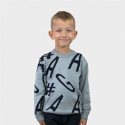 Джемпер для хлопчика GA Art Knit сірий