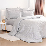 Постільна білизна Grace Jacquard Light Grey сатин-жакард ТЕП