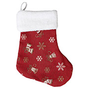 Декоративный сапожок Колокольчики на красном Прованс