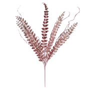 Гілка декоративна 65 см Папороть YES! Fun 974579 золото глітер