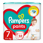 Підгузки-трусики дитячі від 17 кг розмір 7 32 шт Active Baby-Pants Midi Pampers 8006540374559