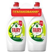 Засіб для миття посуду 2х900 мл Зелене яблуко Fairy 8006530210904