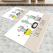 Набір килимків для ванної кімнати Pink cactus Chilai Home