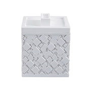 Емкость для аксессуаров Agda Spirella белая 10.20307