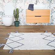 Килимок у ванну кімнату Agnes Irya ekru молочний