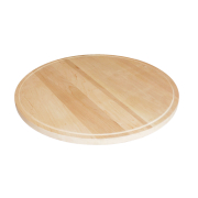 Дошка кругла Сircle вільха 25х1.8 см з жолобом mz694537 MAZHURA