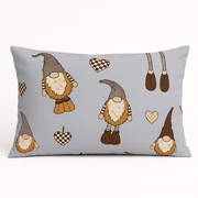 Наволочка Gnoms Тепло зимних снов SoundSleep бязь светло-серый