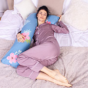 Подушка для вагітних та відпочинку Г-подібна 8435 Color Line Rolando 96INT Blue MirSon