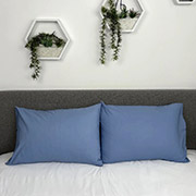 Комплект наволочок ранфорс блакитний ТЕП бавовняна упаковка