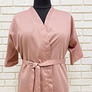 Халат жіночий короткий 00-0348 Soft Peach Active cатин Nostra