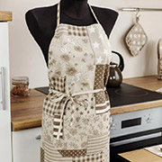 Фартух кухонний Печворк беж Господиня Прованс