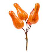 Тыква декоративная грушевидная 6 см 3 шт в пучке глянец YES! Fun 974137