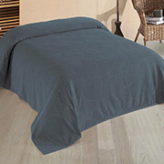 Махрове простирадло Серця антрацит Uniko Crown Home