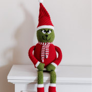 Декоративний текстильний виріб Грінч 30см стопер Прованс