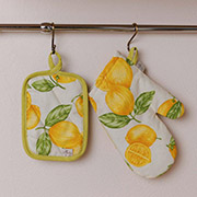 Набір прихватка і рукавиця Лимончики Прованс