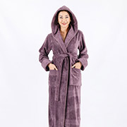 Халат жіночий довгий з капюшоном Nusa NS-3881 gulkurusu