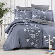 Постільна білизна Evan Indigo сатин-люкс First choice