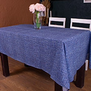 Скатертина бавовняна Рогожа 209 Blue Binding Mirson