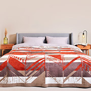 Плед-покривало Kassandra помаранчевий Ideia