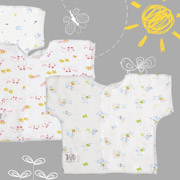 Распашонка детская с коротким рукавом Бемби РП1 ситец - Фото №2