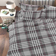 Постільна білизна Шотландка Grey 101128 бязь-люкс Selena