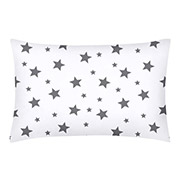 Дитяча наволочка Big Grey Stars ранфорс Cosas